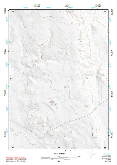 42118NE Page 82 Steens Mountain Topo Preview 1