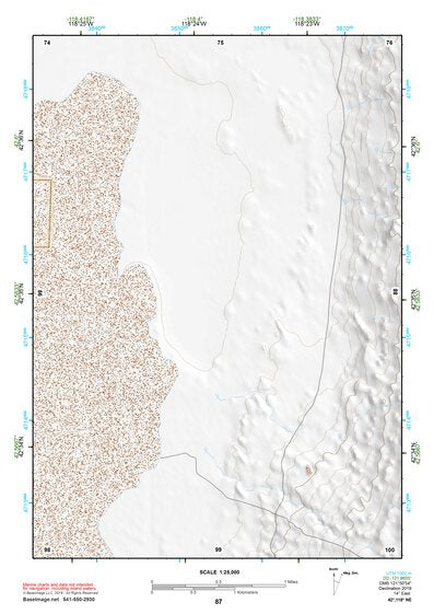 42118NE Page 87 Steens Mountain Topo Preview 1