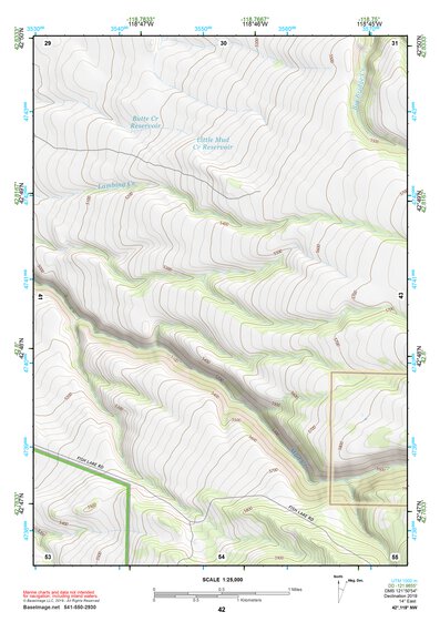 42118NW Page 42 Steens Mountain Topo Preview 1