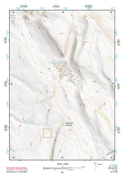 42118NW Page 51 Steens Mountain Topo Preview 1