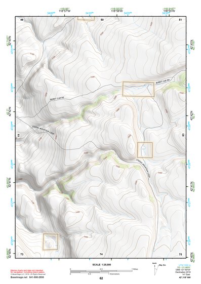 42118NW Page 62 Steens Mountain Topo Preview 1