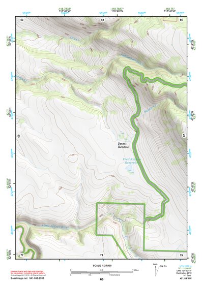 42118NW Page 66 Steens Mountain Topo Preview 1