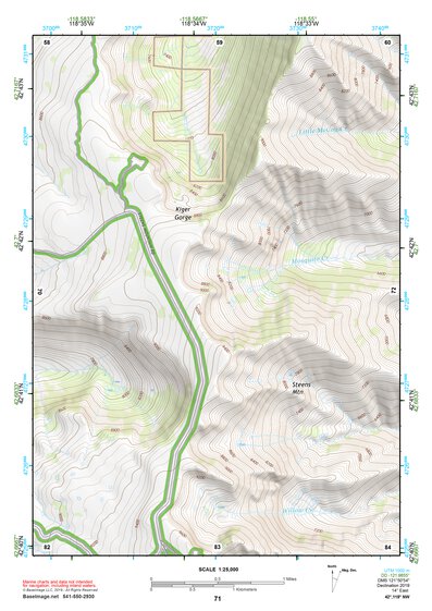 42118NW Page 71 Steens Mountain Topo Preview 1