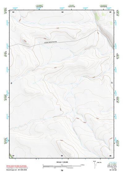 42118NW Page 76 Steens Mountain Topo Preview 1