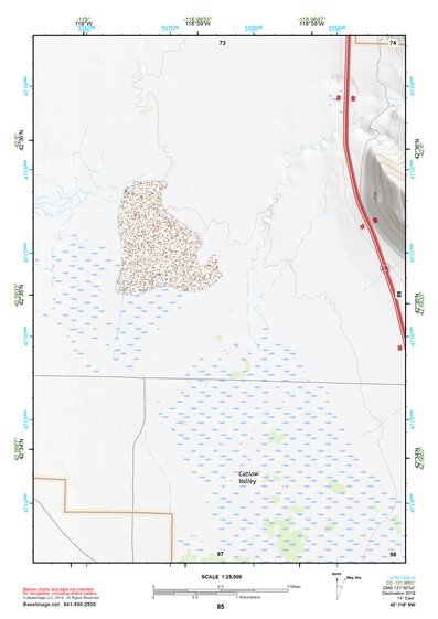 42118NW Page 85 Steens Mountain Topo Preview 1