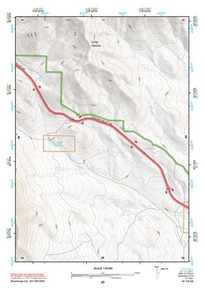 42118SW Page 43 Alvord Lake Topo Preview 1