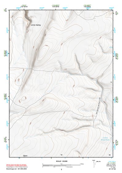 42119NE Page 1 Bluejoint Lake Topo Preview 1