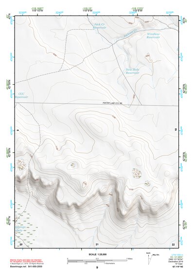 42119NE Page 9 Bluejoint Lake Topo Preview 1