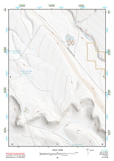 42119NE Page 11 Bluejoint Lake Topo Preview 1