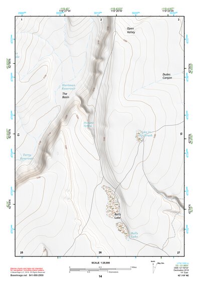 42119NE Page 14 Bluejoint Lake Topo Preview 1