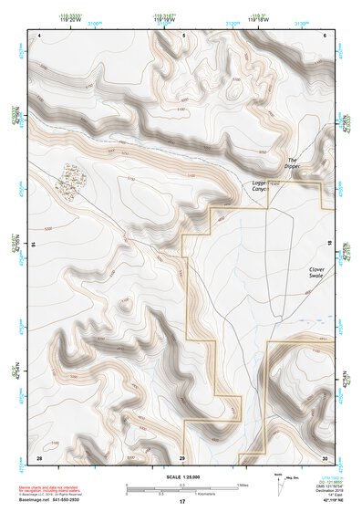 42119NE Page 17 Bluejoint Lake Topo Preview 1