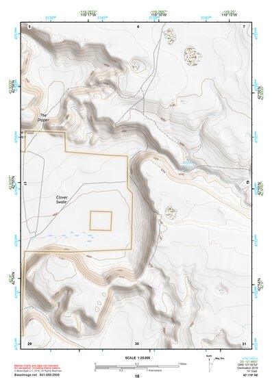 42119NE Page 18 Bluejoint Lake Topo Preview 1