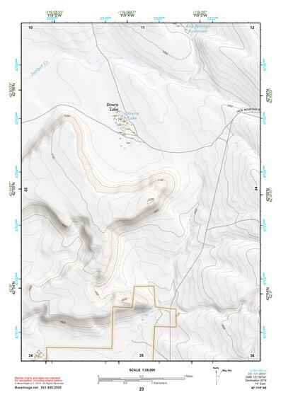 42119NE Page 23 Bluejoint Lake Topo Preview 1