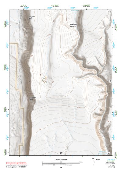 42119NE Page 25 Bluejoint Lake Topo Preview 1