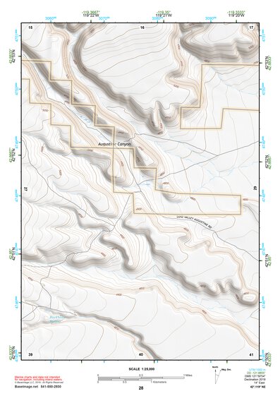 42119NE Page 28 Bluejoint Lake Topo Preview 1
