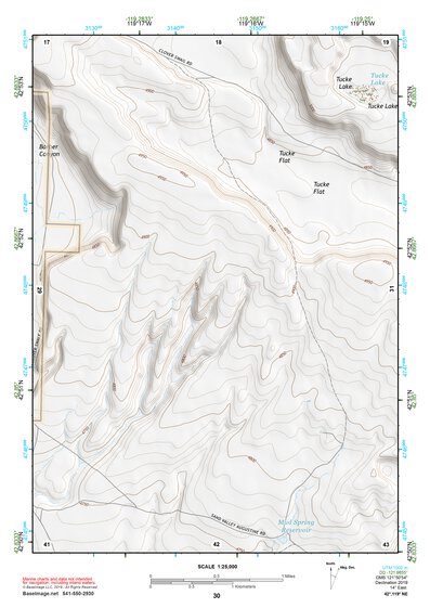 42119NE Page 30 Bluejoint Lake Topo Preview 1