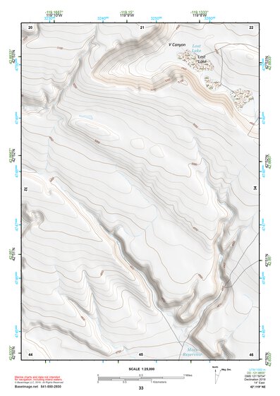 42119NE Page 33 Bluejoint Lake Topo Preview 1