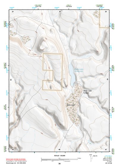 42119NE Page 34 Bluejoint Lake Topo Preview 1
