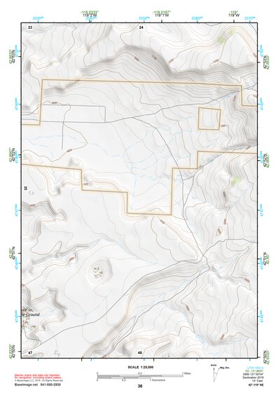 42119NE Page 36 Bluejoint Lake Topo Preview 1