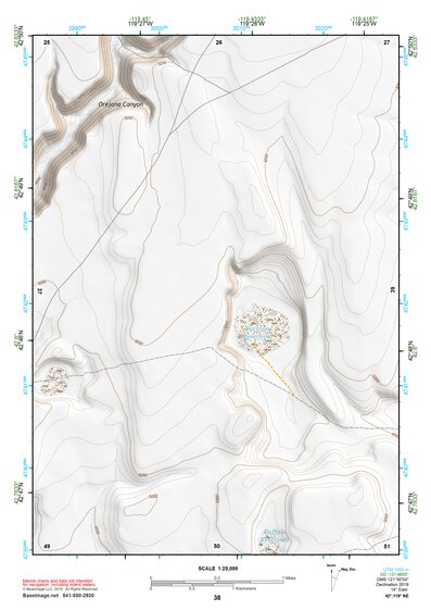 42119NE Page 38 Bluejoint Lake Topo Preview 1