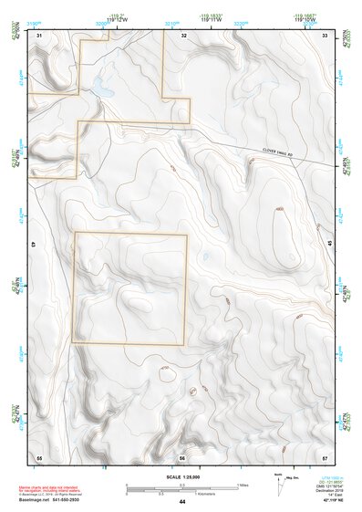 42119NE Page 44 Bluejoint Lake Topo Preview 1