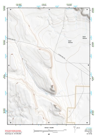 42119NE Page 45 Bluejoint Lake Topo Preview 1