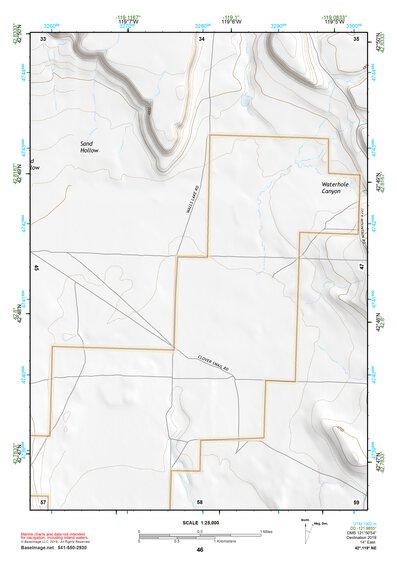 42119NE Page 46 Bluejoint Lake Topo Preview 1
