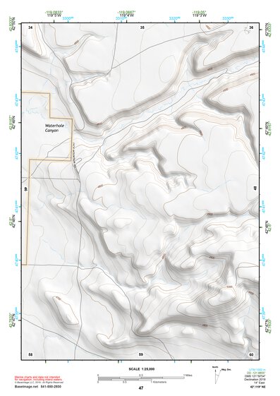 42119NE Page 47 Bluejoint Lake Topo Preview 1
