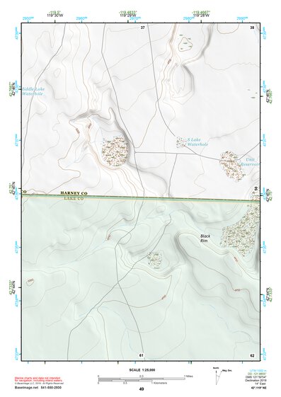 42119NE Page 49 Bluejoint Lake Topo Preview 1