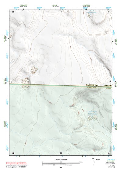 42119NE Page 51 Bluejoint Lake Topo Preview 1