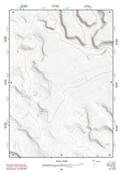 42119NE Page 53 Bluejoint Lake Topo Preview 1