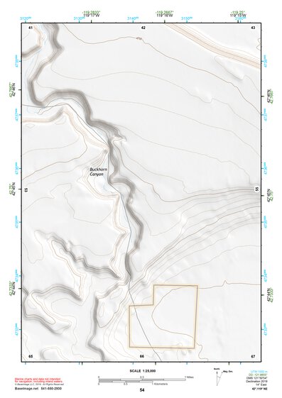 42119NE Page 54 Bluejoint Lake Topo Preview 1