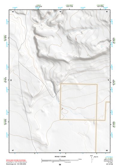 42119NE Page 56 Bluejoint Lake Topo Preview 1