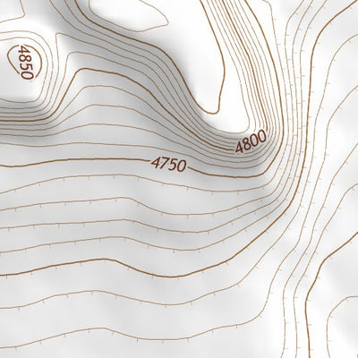 42119NE Page 57 Bluejoint Lake Topo Preview 3