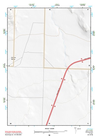 42119NE Page 58 Bluejoint Lake Topo Preview 1