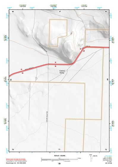 42119NE Page 59 Bluejoint Lake Topo Preview 1