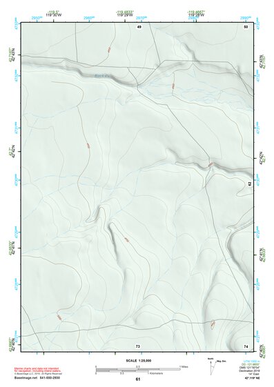 42119NE Page 61 Bluejoint Lake Topo Preview 1