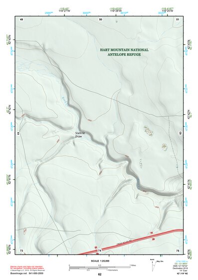 42119NE Page 62 Bluejoint Lake Topo Preview 1