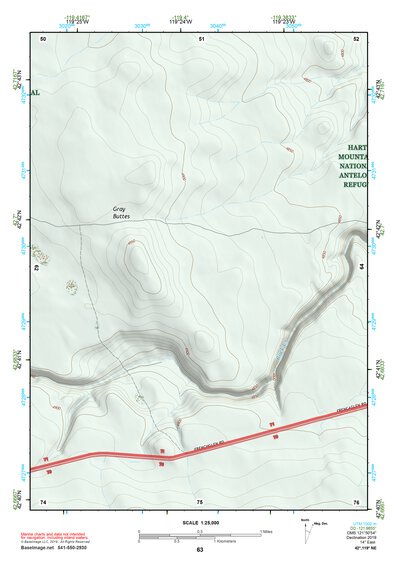 42119NE Page 63 Bluejoint Lake Topo Preview 1