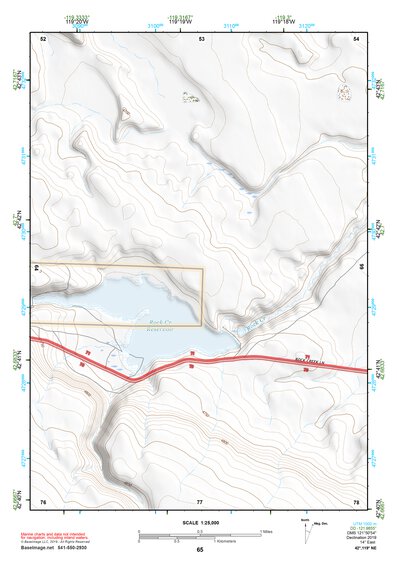 42119NE Page 65 Bluejoint Lake Topo Preview 1