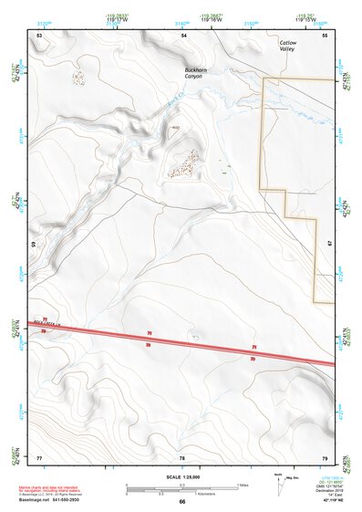 42119NE Page 66 Bluejoint Lake Topo Preview 1
