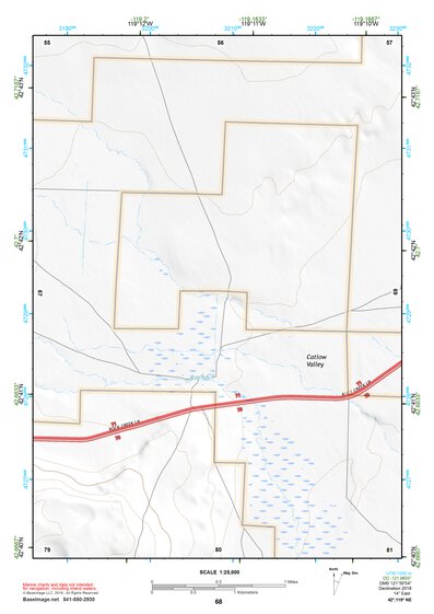 42119NE Page 68 Bluejoint Lake Topo Preview 1