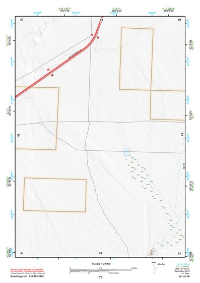 42119NE Page 70 Bluejoint Lake Topo Preview 1