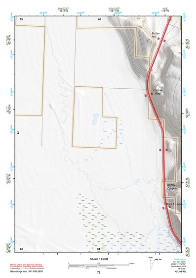 42119NE Page 72 Bluejoint Lake Topo Preview 1
