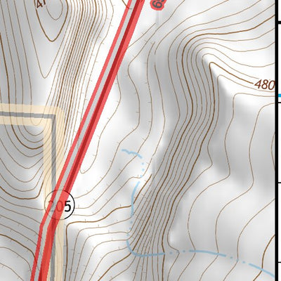 42119NE Page 72 Bluejoint Lake Topo Preview 3
