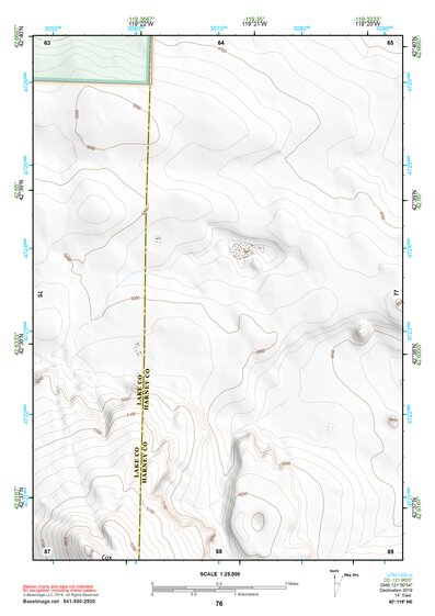 42119NE Page 76 Bluejoint Lake Topo Preview 1