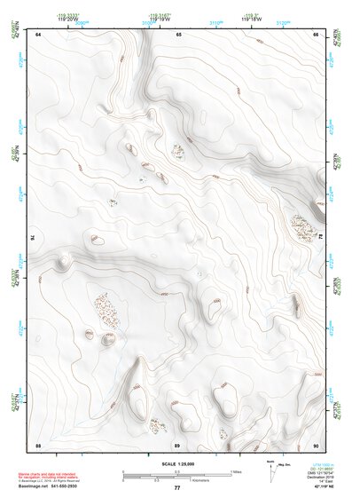 42119NE Page 77 Bluejoint Lake Topo Preview 1