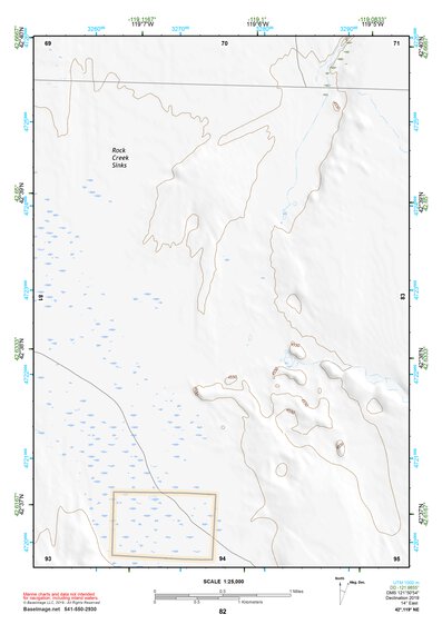42119NE Page 82 Bluejoint Lake Topo Preview 1