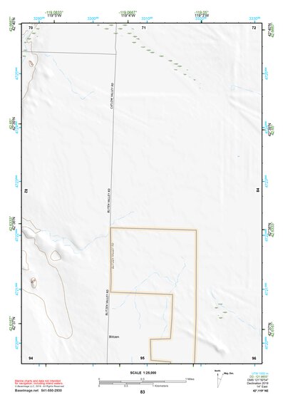 42119NE Page 83 Bluejoint Lake Topo Preview 1