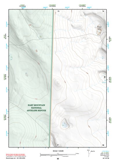 42119NE Page 85 Bluejoint Lake Topo Preview 1